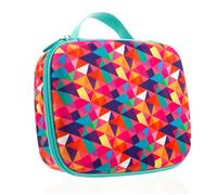 ZIPIT Colorz Large Pencil Box, Holds Up to 110 Pens, Durable Storage Container for School and Office Supplies, Secure Zipper Closure (Colorful)