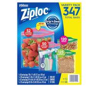 Ziploc Storage Bags (347 Pack - Variety)