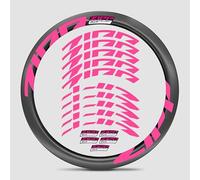 Zipp Firecrest 303 - Kit adesivi per cerchi in carbonio per bici da strada, colori vivaci, antigraffio, taglio di precisione, protezione UV (rosa + stile 9)