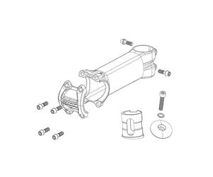 Zipp Spare Stem Bolt Kit Faceplate Sl Speed B1 Titanium Qty 4