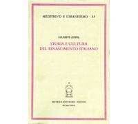 Zippel,Giuseppe. - Storia e cultura del Rinascimento italiano.
