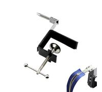 Zipper Jig Tool, Zippers Slider Helper, 7,28 x 5,31 Inches, Easy Zip Puller, Aids Accessory, Adjustable Sewing Aid Devices for Adult Repairs, Projects, Black and Silver