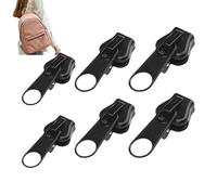 Zipper Pull Replacement,6 Pieces Efficient Pulls Replacement Parts -Lightweight Backpack Zipper Heads,Convenience For Jackets Coats Luggage Backpacks Suitcases Tents Handbags Cushions