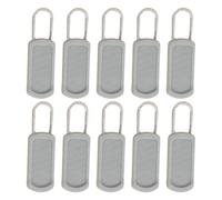 Zipper Pull Tab - Rubber Zipper Pull Replacement for Jackets, Bags, and Luggage | 10 Pack Detachable and Anti-Slip Zippers Handles, Easy to Install Durable Design