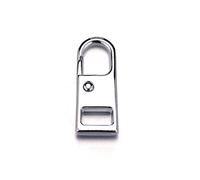 Zipper Pulls,zip replacement puller,5/10Pcs Metal Pull Replacement Detachable Slider Tab Repair Kit for Clothing Jacket Diy Craft Sewing Zip Head-White-G02,1(Silver B02)