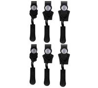 Zipper Repair Replacement Kit - Universal Instant Zipper Fix Sliding Teeth Screw Head with 3 Different Sizes, Zipper Repair Kit, Zip Repair Set, Zips, Universal Zipper Pull Accessories (6Pcs)