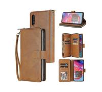 Zipper Wallet Bag Horizontal Flip PU Leather Case with Holder & 9 Card Slots & Wallet & Lanyard & Photo Frame