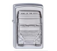 Zippo 1300003 Accendino con Logo Zippo Argento (Argento) - NUOVO