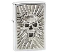 Zippo 1300003 Accendino con Logo Zippo, Argento, Standard