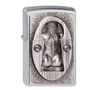 Zippo 1300003 Accendino con Logo Zippo - NUOVO