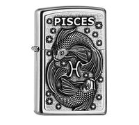 Zippo 2006500 PL 207 Pisces - Accendino V19, in ottone, design 5,83,81,2