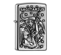 Zippo, 2006505, PL AA8207 SagitariusTierkr. V19 Accendino in ottone, design, 5,83,81,2