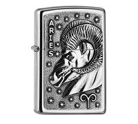 Zippo Accendino Aries Zodiacali Ariete Accendino Antivento Benzina