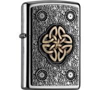 Zippo 207 Nodo Celtico Chrome Accendino, Argento, Taglia Unica