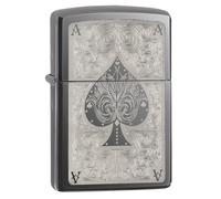 Zippo 28323 Accendino 60001271 Ace Filigree Accendino A Benzina, Ottone, Pik-Ass