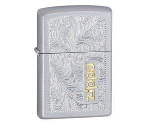 Zippo 352-TT Accendino a Benzina, Ottone, Cromato, 5,70 x 3,70 x 1,20 cm