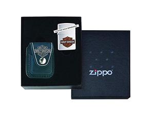 Zippo 60000742 H-D Pouch Black Gift-Set (ohne) Articoli per la casa, Ottone, Nero, 1 x 3,5 x 5,5 cm