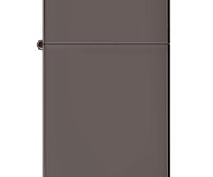 Zippo Accendino 60001182 Slim Black Ice Accendino a benzina, in ottone, 1 x 3,5 x 5,5 cm