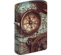 Zippo Accendino 60006137 Compass Mondo Map Benzina Cartina Geografica Welt