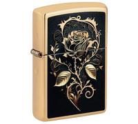 Zippo accendino 60007382 254B Golden Rose Design Zippo box