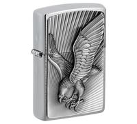 Zippo Accendino a benzina *Eagle* GARVUR 2003979 SPAZZOLATO