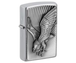 Zippo Accendino a benzina *Eagle* GARVUR 2003979 SPAZZOLATO