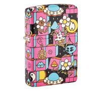 Zippo Accendino Abstract Design 48779 Unisex Metallo Multicolor