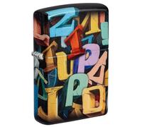 Zippo Accendino antitempesta - Abstract Zippo, 540°, Color Image - Ricaricabile - Riutilizzabile - Design antivento - Confezione regalo - Made in USA