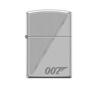 Zippo Accendino Antivento 46736 Edizione Speciale James Bond Metallo Argento