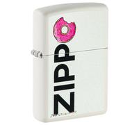 Zippo Accendino Antivento Made In Usa Ricaricabile Bianco Unisex