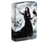 Zippo Accendino antivento Mazzi 540°, immagine a colori ricaricabile, riutilizzabile, antivento, confezione regalo, made in USA
