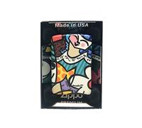 Zippo Accendino antivento originale a benzina, edizione speciale, per esterni, made in USA, accendino pieghevole, accendino a bastoncino, edizione speciale, Britto Fish and Cat