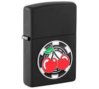 Zippo accendino Antivento Ricaricabile Made In Usa ciliegie