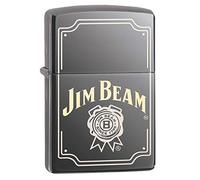 Zippo - Accendino antivento unisex JIM Beam STAMP, colore nero