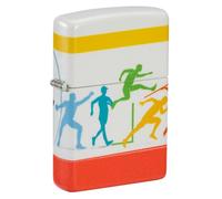 Zippo Accendino da tempesta - Track and Field Sports, 540°, Color Image - Ricaricabile - Riutilizzabile - Design antivento - Confezione regalo - Made in USA