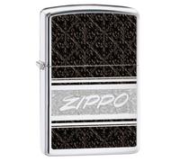 Zippo Accendino da tempesta - Zippo, High Polish Chrome, Double Lustre-Color Image - Ricaricabile - Riutilizzabile - Design antivento - Confezione regalo - Made in USA