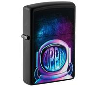 Zippo Accendino Fluo Astronaut 49773 Collezionabile Metallo Nero Taglia Unica