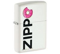 Zippo Accendino Frosted Donut 46240 Collezionabile Unisex Bianco Uni