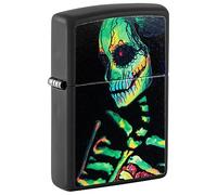 Zippo Accendino Glowing Skeleton 48761 Antivento Unisex Metallo Multicolor