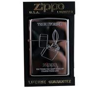 Zippo Accendino Lighter Modello TRUE STOIRES Silver Sturmfeuerzeug A Benzina