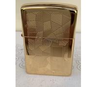 ZIPPO ACCENDINO LIGHTER SHIMMER 33 GOLD PLATE DOUBLE FACE 1994 NEW NUOVO