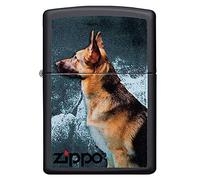 Zippo Accendino, Metallo, Nero Opaco, Taglia Unica