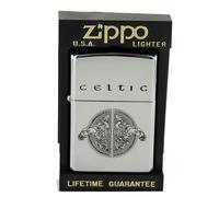 Zippo Accendino Modello 250 Celtic Progettazione 2 Argento