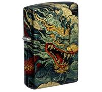 Zippo Accendino Mythological Dragon 46705 Antivento Unisex Multicolore Verde