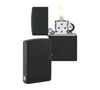 Zippo Accendino nero opaco, taglia unica
