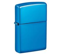 Zippo accendino ricaricabile antivento Made in USA 20446 Blu High Polish