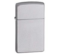 Zippo Accendino Ricaricabile Originale,Cromo Opaco Slim 1605, Silver