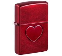 Zippo Accendino Simple Carved Heart 46588 Antivento Unisex