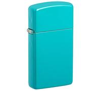Zippo Accendino, Slim Flat Turchese, 1 x 3,5 x 5,5 cm (49529), Metallo