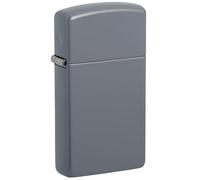 Zippo Accendino, Slim Grigio piatto, 1 x 3,5 x 5,5 cm